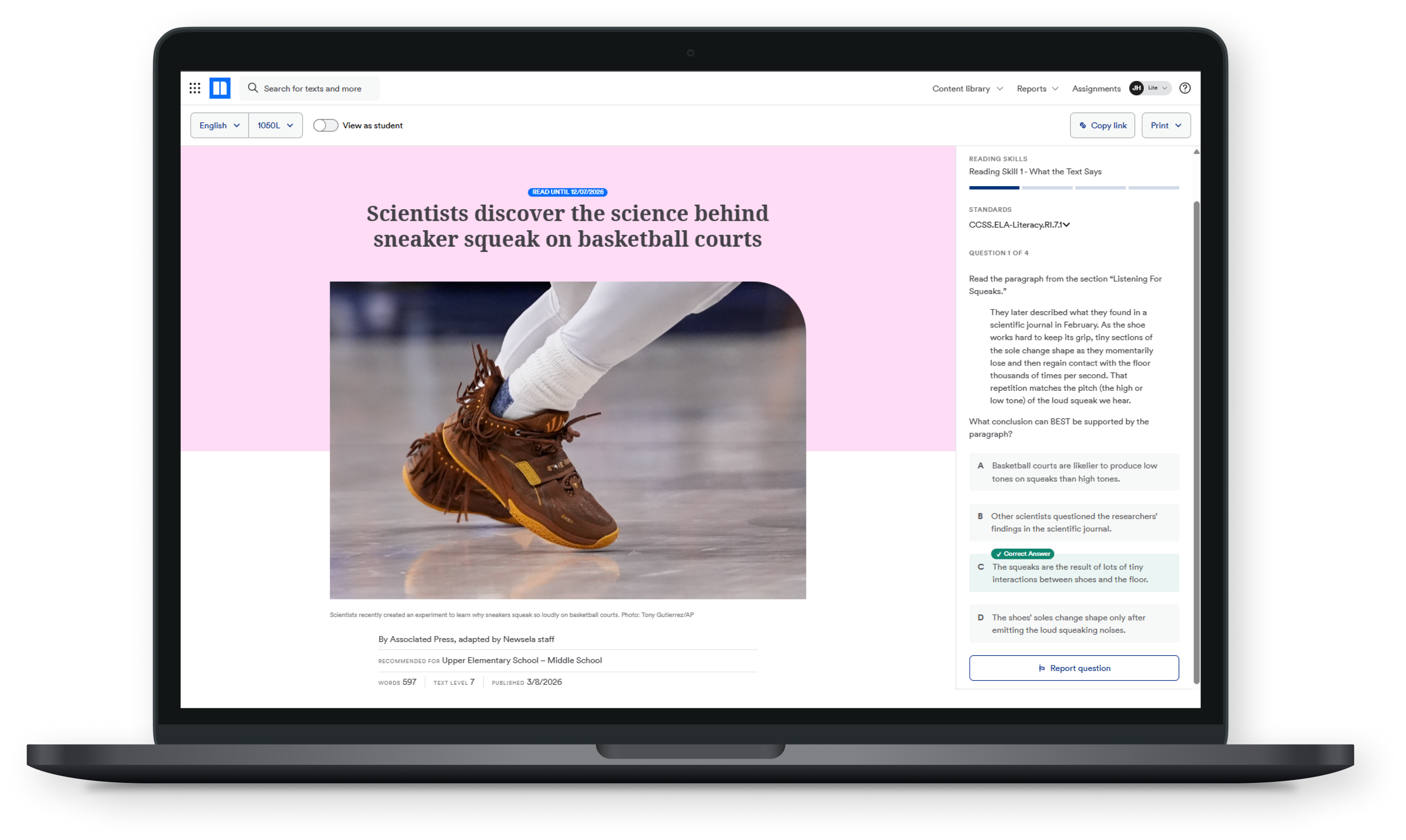 Teachers UX research at Newsela — cover